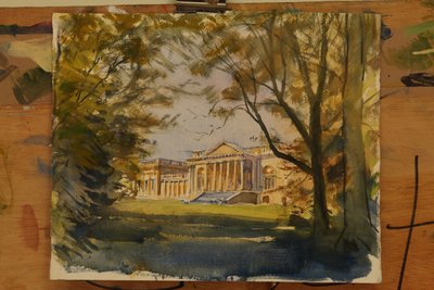 Stowe, South Front by Tim Scott Bolton